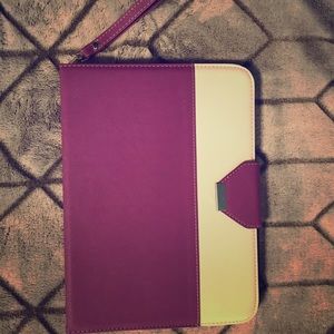 NWOT purple and white Ipad protector